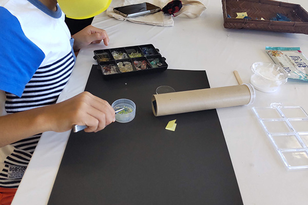 コラボ企画！博多織デザインの万華鏡を作ろう