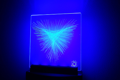 デジタルファブ：光り輝くLED彫刻をつくろう