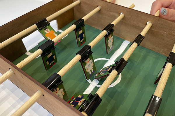 対決！オリジナルゲーム盤でサッカーゲームを楽しもう